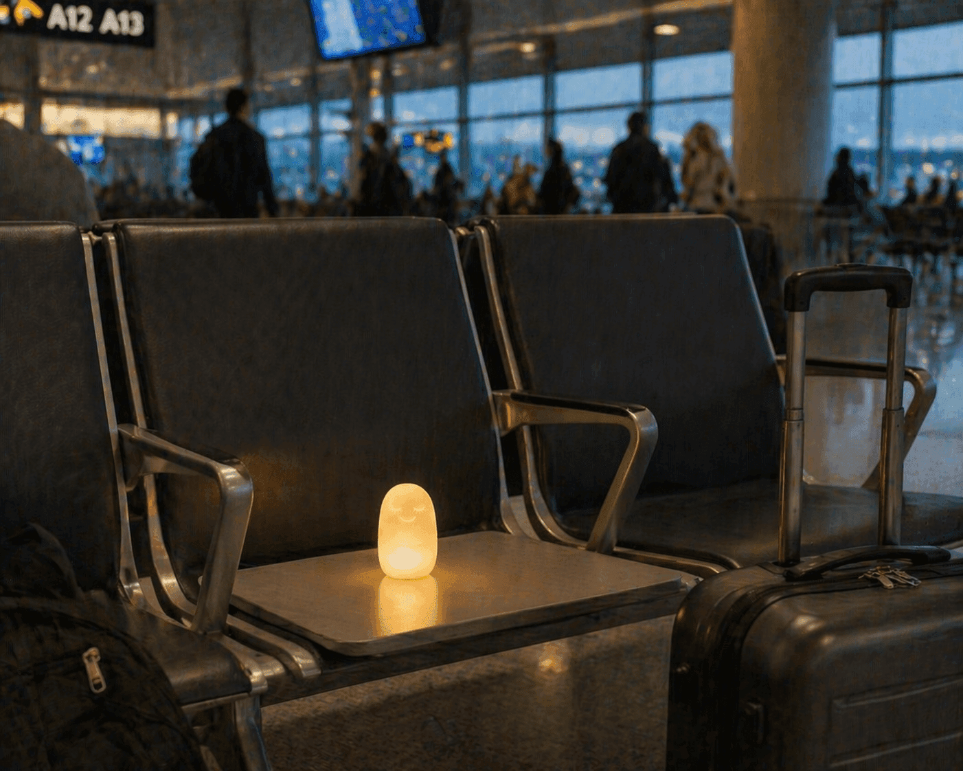 BreatheBuddy in an airport setting